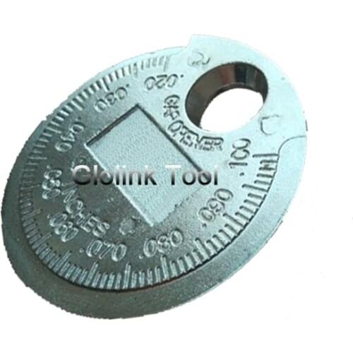1pc Spark plug gap tool measurement Coin type gauge 0.6-2.4MM Measurement Gage High Quality