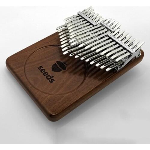 Thumb Piano 34-tone Kalimba 17-tone Double Layer Dual Kalimba with Audio Jack Kalimbas Keyboard Instruments Musical Sports