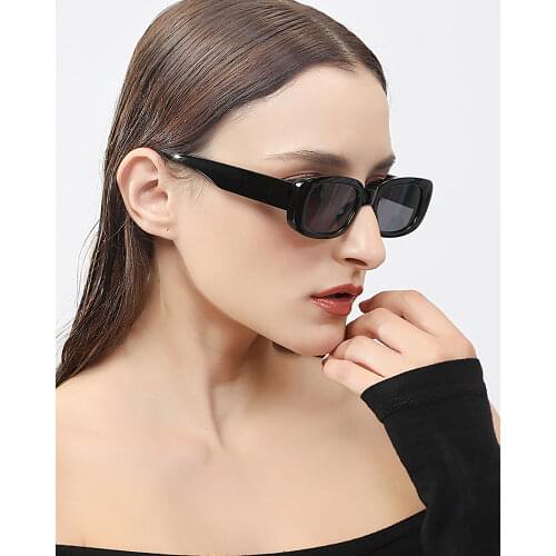 2020 new trend retro fashion oval small frame sunglasses for women
