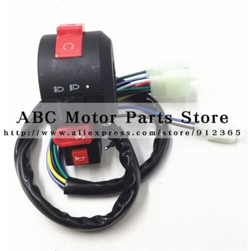 ATV spare parts 110-250CC ATV ignition and blowout near four light Horn switch