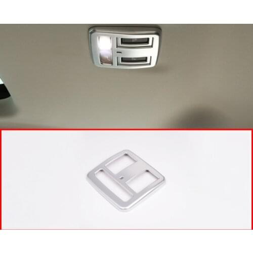 For Land Rover Discovery 5 LR5 L462 2017-20 Auto Interior Accessories ABS Matte Chrome Rear Roof Reading Light Frame Cover Trim