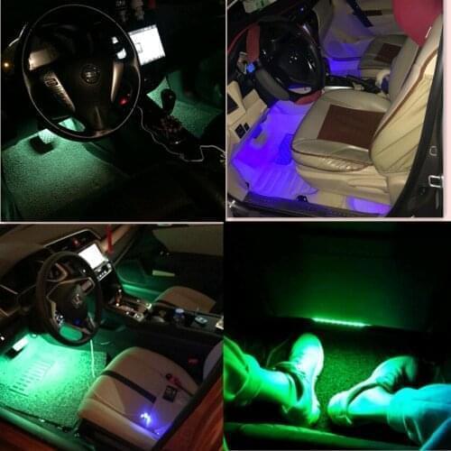 Car styling hot 12V car LED decorative lights FOR suzuki swift vw touran peugeot 407 fiat 500 golf 7 gti rav4 2019 2020