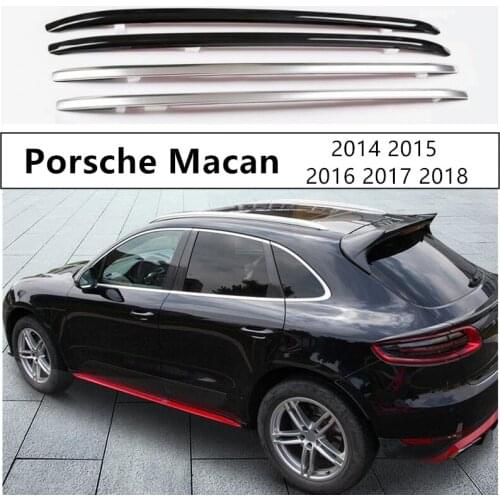 Roof Racks Luggage Rack Bar For Porsche Macan 2014 2015 2016 2017 2018 High Quality Aluminium Alloy Car Modification Accessories
