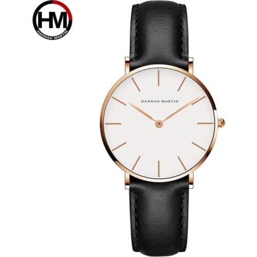 Japan Quartz Movement Women Fashion Watch Leather Strap Ladies Wristwatches Bracelet Brand Waterproof watch relogio feminino