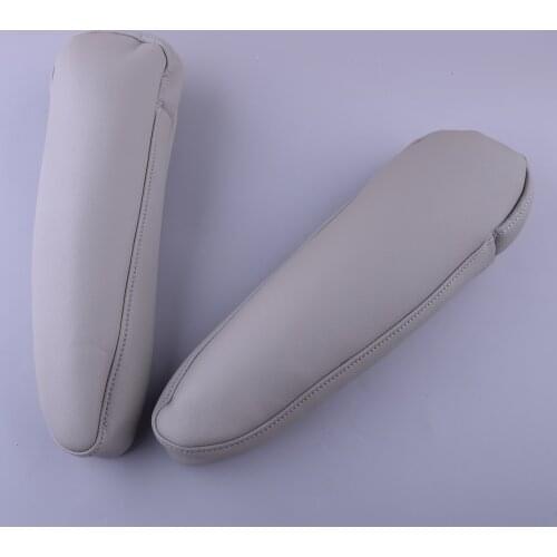 1Pair Front Seat Armrest Protector Cover Car PU Leather Gray Fit For Toyota Sienna 2011 2012 2013 2014 2015 2016 2017 2018