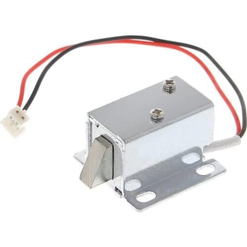 Electronic Lock Catch Door Gate 12V 0.4A Release Assembly Solenoid Access Control