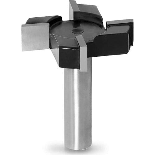 1/2" Shank CNC Spoilboard Surfacing Router Bit Slab Flattening Router Bit Wood Milling Cutter Planing Useful Woodworking Tools