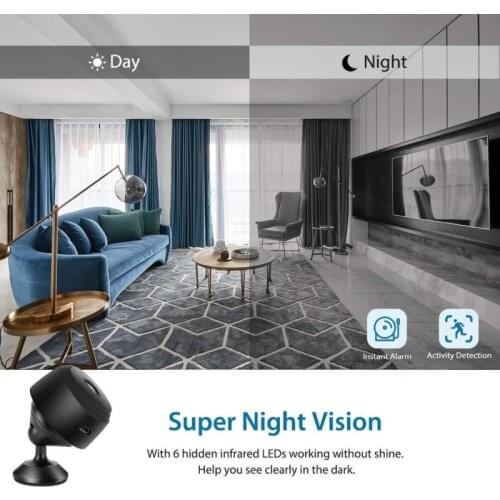 Mini Wifi IP Camera 1080P HD Video Security Surveillance Kamera Home Outdoor Indoor Micro Camcorder Night Vision Wireless CAM