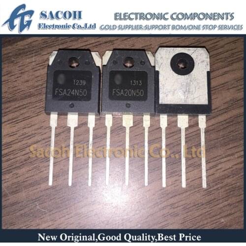 New Original 10PCS/Lot FSA20N50 20N50 or TSA20N50M FSA24N50 TSA24N50M 24N50 TO-3P 24A 500V Power MOSFET transistor