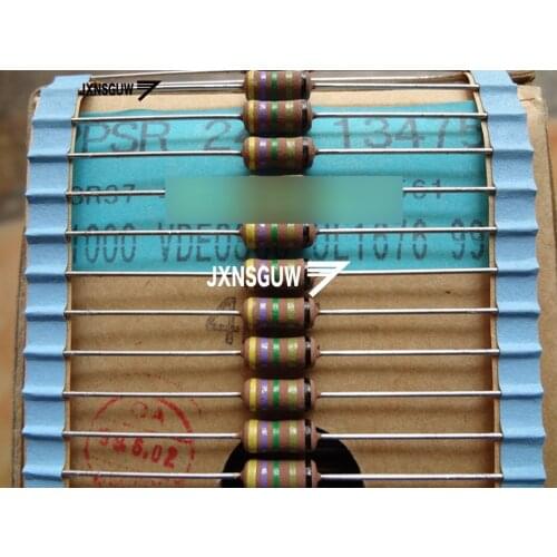 20PCS NEW Original PILKOR SR37 0.5W4.7M 3.6x9.35MM precision resistor 1/2W 4.7M film resistor 4.7M 0.5W 4M7