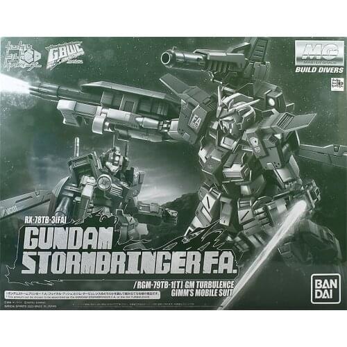 Original Bandai Gundam Model PB MG 1/100 Gundam STORMBRINCER F.A. Plastic Model Kit