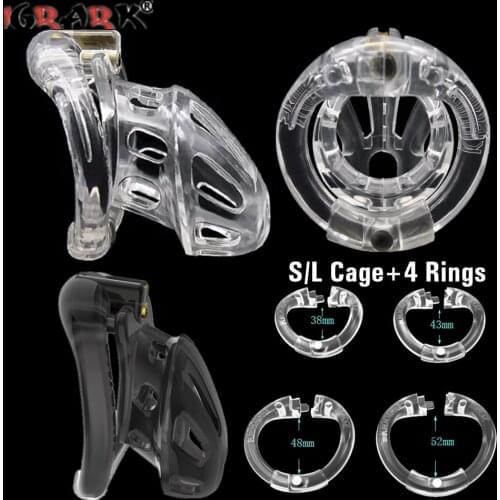 Openable Cock Ring Design Male Chastity Device Penis Cage Vent Hole Cock Cage Penis Sleeve Dildo Sex Toys for Men 18 Adult Games