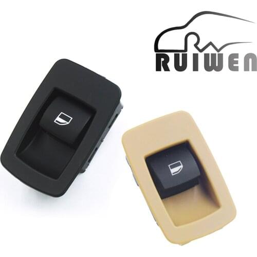 Beige & Black 4 PIN New Power Window Lifer Switch/Button for BMW 5 Series sedan E60 520i 523i 525i 530i 61316951956 61319113931