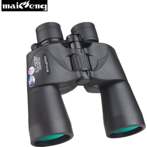 Professional HD Zoom 10-24X50 Binoculars Powerful Telescope Nitrogen Waterproof Lll Night Vision Russian binocular for Hunting