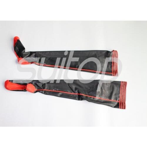 Sexy rubber latex stockings fetish Free Shipping