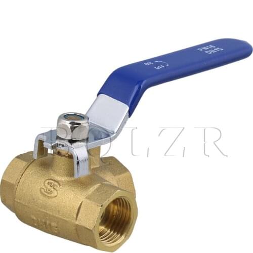 BQLZR 1/2" BSPP Three Way Brass Ball Valve Green Wear-Resisting Long Lifespan