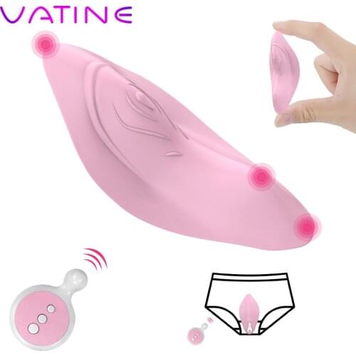 VATINE Wireless Remote Control Panty Vibrator Portable Clitoral Stimulator Invisible Vibrating Egg Sex Toys for Woman
