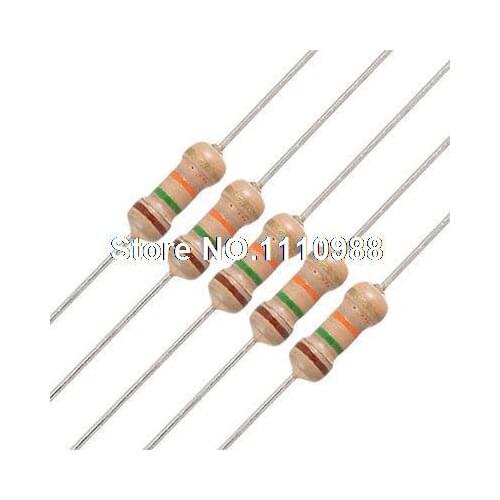 50 x Resistors 15K ohm OHMS 1/4W 250V 5% Carbon Film