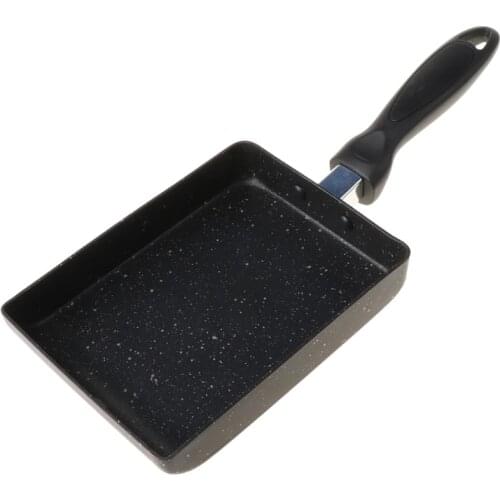 Nonstick Retangular Omelette Pan Tamagoyaki Egg Pan for Stovetop and Induction