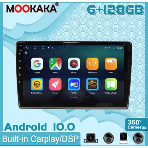6+128GB Android10 For Toyota Wish 2009-2012 Carplay Radio Multimedia Player Car GPS Navigation Head Unit with Screen Stereo