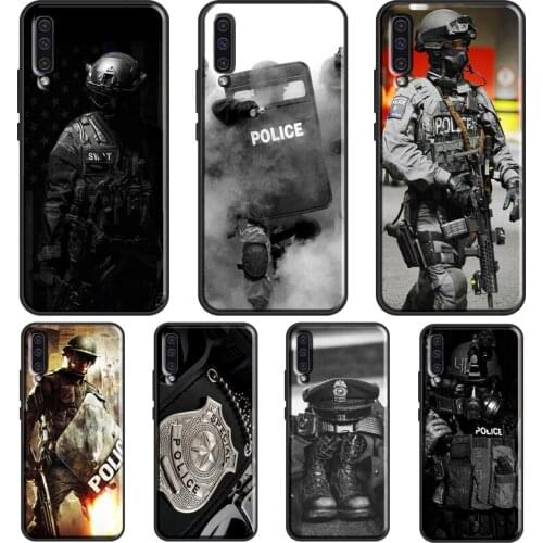 Police Symbol For Samsung A12 A32 A42 A52 A72 A71 A51 A41 A31 A11 A70 A50 A40 A10 A02 A21S Phone Cover