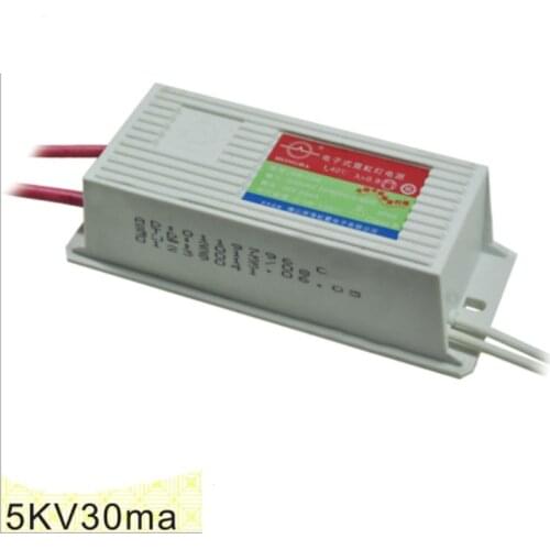 Electronic neon lamp transformer 5kvac output waterproof high frequency high voltage power load 1-5m 30mA