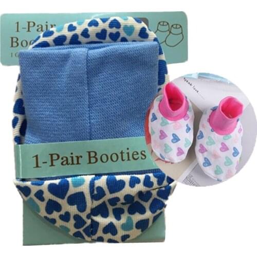 Wholesale 12 Pairs Newborn Sock Comfort Cotton Baby Prewalker Booties Infants Shoes Gift For 0-3 Months Girls Boys ZS0030