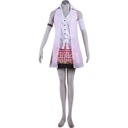 Final Fantasy Cosplay Costume Cos Eclair Farron Casual Wear Party Clothes Fancy Dress Lightning Outfit