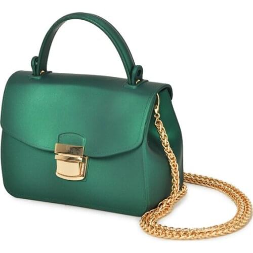 Colorful2021 Japan and South Korea Small Summer New Mini Jelly Candy Color Chain Bag Single Shoulder Messenger Handbag