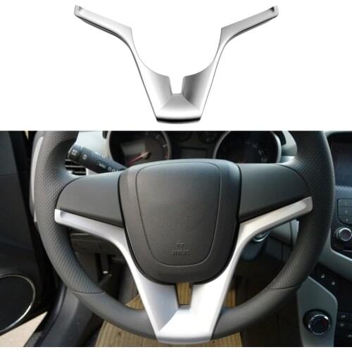 New ABS Steering Wheel Panel Cover Trim Protector Cover Panel Decoration Auto Accessories For Chevy Chevrolet Cruze 2009-2017