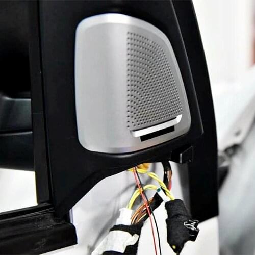 Auto front door tweeter speaker cover upgrade for BMW F15 F16 X5 X6 series high quality treble loudspeaker lid horn shell