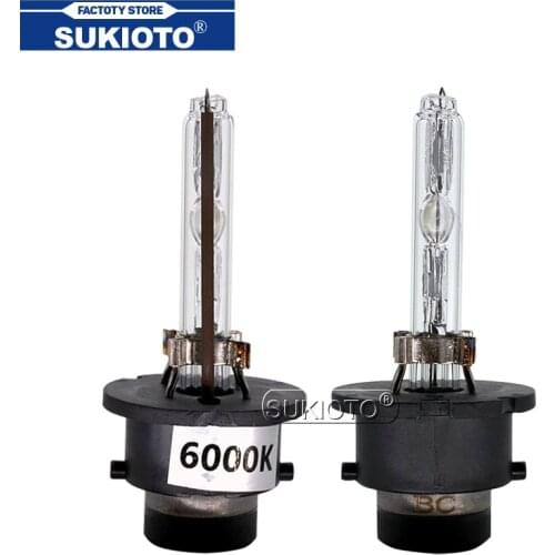 SUKIOTO Original Cnlight HID Xenon Lamps 12V 35W D2S D2C Bi-xenon Projector Lens Light Bulbs D2S 6000K 4300K 8000K Car Headlight