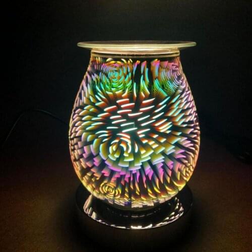 Touch Dimming 3d Glass Aromatherapy Table Lamps For Bedroom Desk Decoration Desk Lamp tBedside Table Lightings For Bedroom