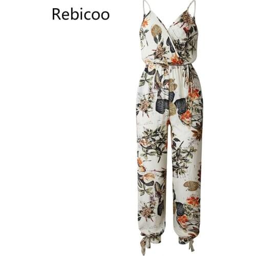 Rebicoo Women's Beach Jumpsuits