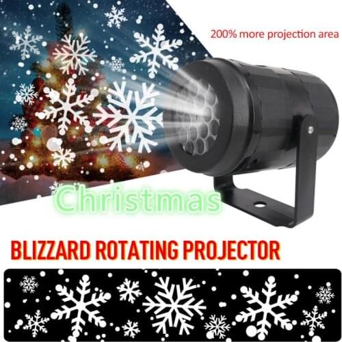 🔥Christmas Snowflake Laser Light Projector Move Snow Indoor Laser Projection Lights Party Decor Lamp Christmas Decro For Home