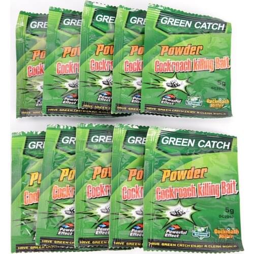 20 Packs Effective Killing Cockroach Bait Powder Cockroach Repeller Insect Roach Killer Anti Pest Reject Trap Pest Control