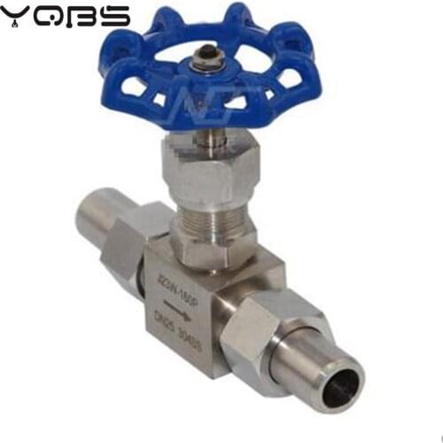 1/8"-1" Stainless Steel 304 High Pressure Weld Ends Needle Valve