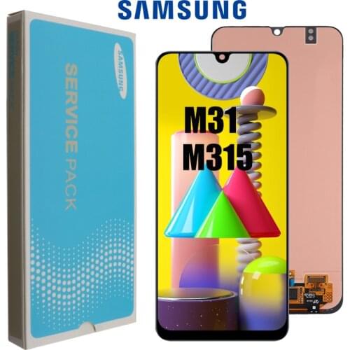 6.4'' NEW Super AMOLED For SAMSUNG Galaxy M31 M315 LCD Touch Screen Digitizer Assembly For Samsung M315F SM-M315F/DS Display