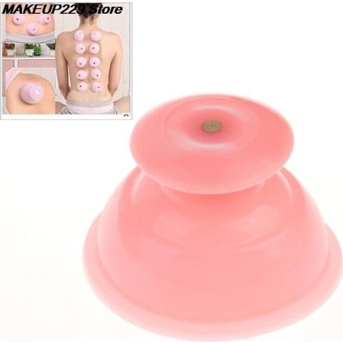 1pc Chinese Pink Traditional Cupping Jar For Health Care Tools Therapy Vacuum Suction Massage Medical Body Care Cup