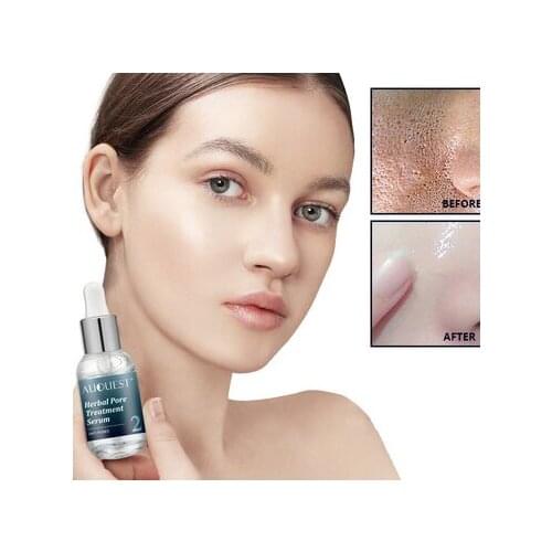 1pcs Pore shrinking essence original liquid refined pore moisturizing, moisturizing, oil control and brightening skin 15ml