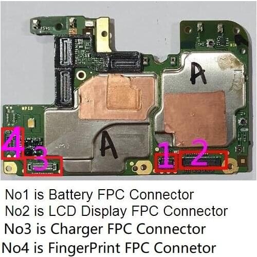 10PCS Original New for Samsung A10S A107 A107F / A20S A207 A207F Battery LCD Display USB Charger Charging FPC Connector on Board