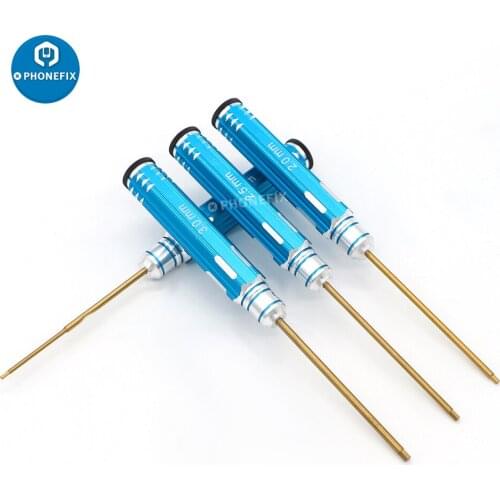 4pcs 1.5/2/2.5/3.0mm Hex Screw Driver Set Hexagon Screwdriver Wrench Tool Kit for Multi-Axis FPV Drone Quadcopter Helicopter DIY