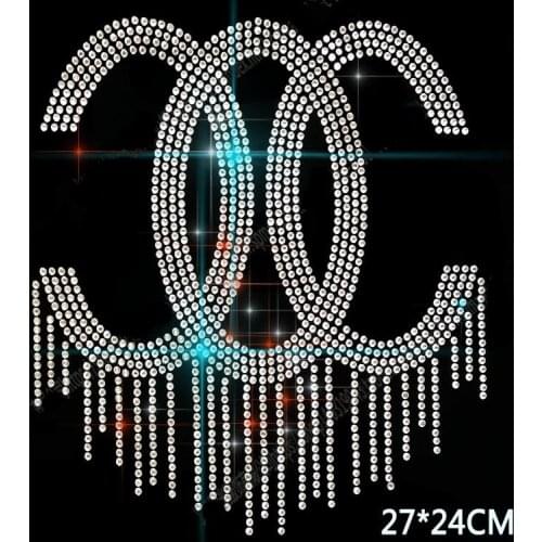 5pc/lot Super large circle hotfix rhinestones, heat transfer design iron on motifs,rhinestone for garment,T-shirt