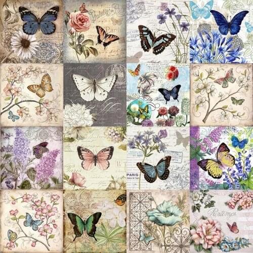 Diamond Painting 5d Diy Butterfly Colorful Full Drill Round Embroidery Sale Pictures With Rhinestones Hobby Handmade Room Decor
