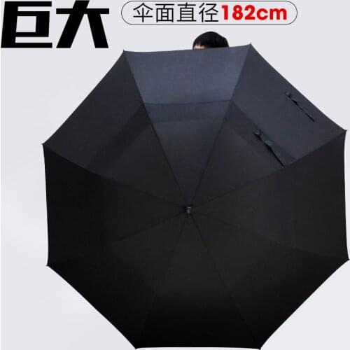 Long Handle Black Large Umbrella Windproof Men Luxury Wedding Outdoor Golf Umbrella Rain Women Paraguas Mujer Rain Gear