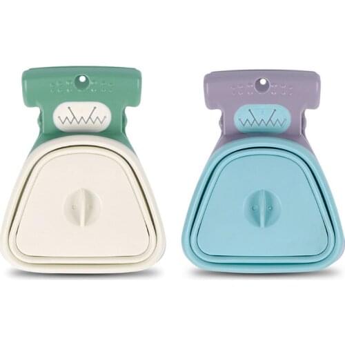Pet Travel Folding Poop Scoop Clean Pick Up Droppings Cleaner Dog Portable Mini Toilet