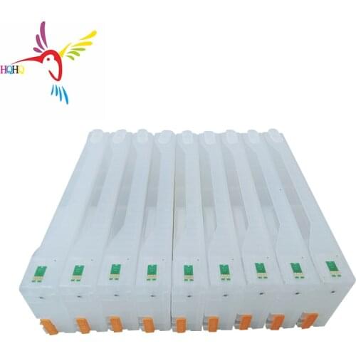 10pcs/Set 700ML T8020-T8029 Empty Refill Cartridge with Permanent Chip For EPSON P10080 P20080 Printer P10080 Ink Cartridge