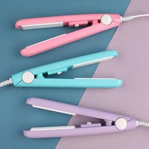 Ceramic Mini Hair Curler Straightener Hair Iron High Quality Flat Iron Straightening Comb Mini Hair Straightener