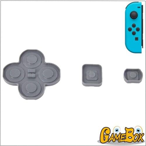 Left Silicone Rubber Button Pads for Nintend Switch Joy-Con Conductive Rubber D-pad for Switch NS Joycon Controller