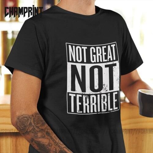 Not Great Not Terrible Chernobyl T Shirts Mens 100% Cotton T-Shirt Exclusion Zone Ivankiv Raion Tee Shirt Short Sleeve Tops